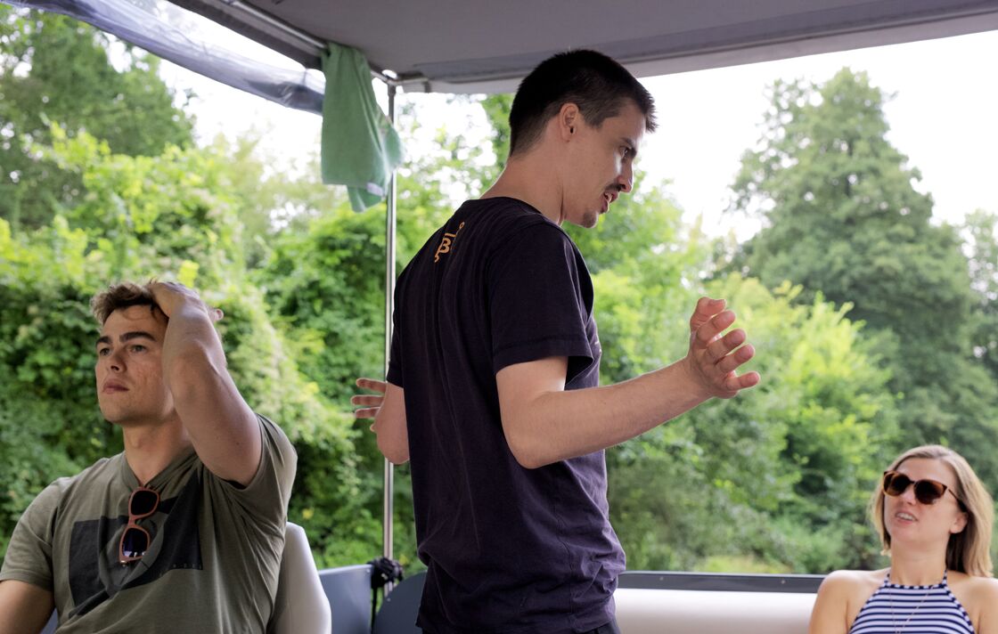 Zalando team boat trip